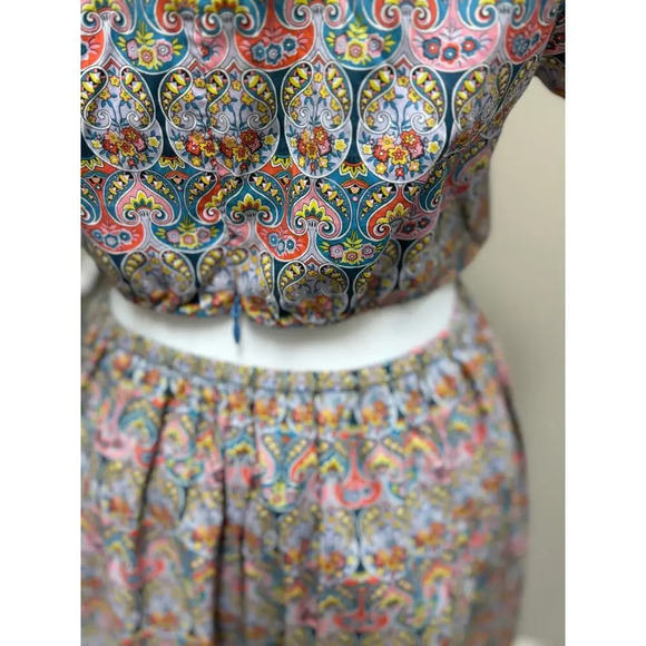 J. Crew Side Cutout Organic Cotton Dress in Liberty Giorgia Duke Fabric Size 2 - Picture 6 of 9